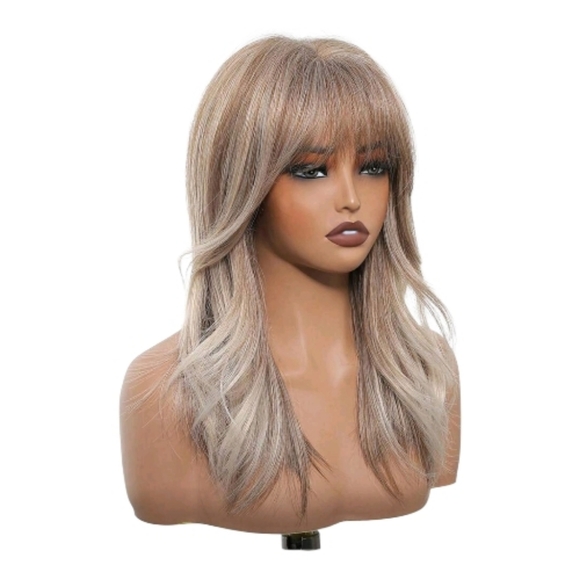 18 Inch Stylish Blonde Wig for Women - Picture 3 of 5
